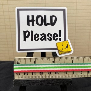 Stage Manager Magnet | HOLD Please Theatre Backstage Vinyl Magnet image 3