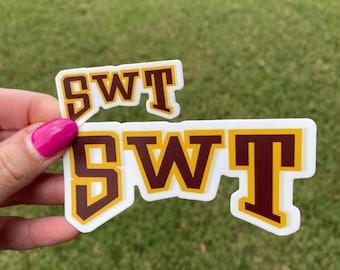 Southwest Texas State University Alumni Sticker | SWT Pride Vinyl Decal