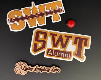 Southwest Texas State University Alumni Sticker Pack-SWT