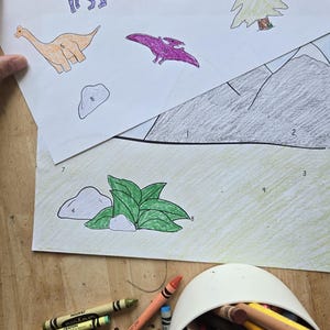 Dinosaur Counting Craft: Preschool Number Activity (PDF) - Etsy