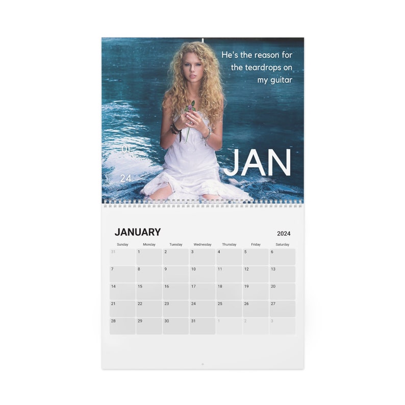 Taylor Swiftie Calendar the Eras Tour 2024 Calendar, in My Era Calendar