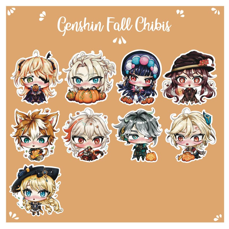 Seasonal Genshin Stickers image 2