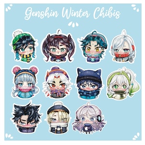 Seasonal Genshin Stickers image 1