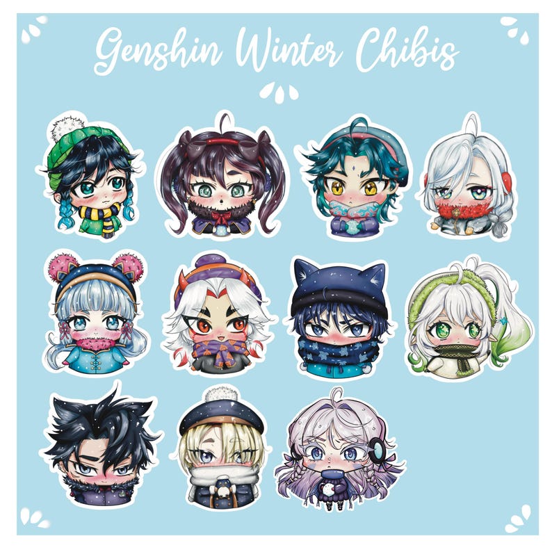 Seasonal Genshin Stickers image 1