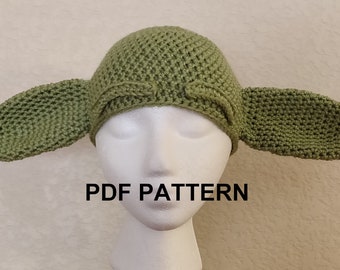 CROCHET PATTERN: The Child (aka Baby Yoda) Inspired Beanie