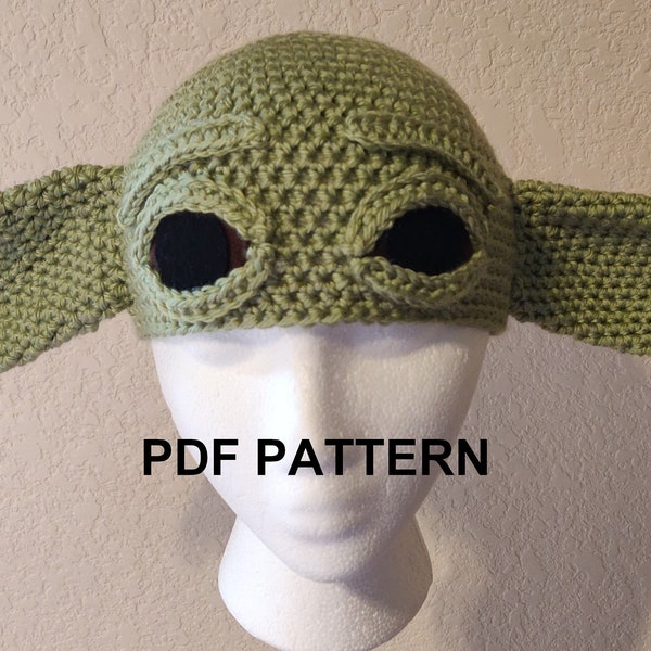 CROCHET PATTERN: The Child (aka Baby Yoda) Inspired Beanie