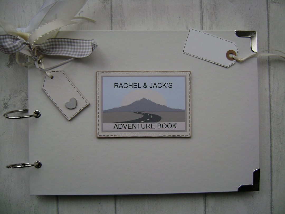 Personalised A4 Size Photo Album, Scrapbook, Travel, Adventure, Trip