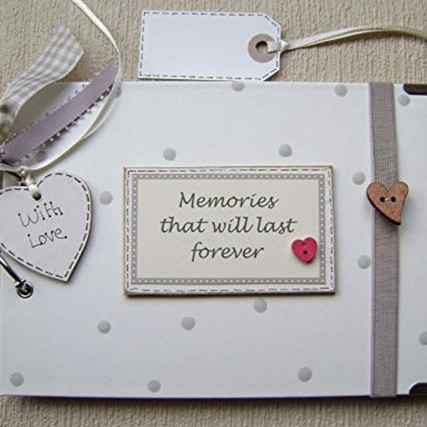 personalised photo album/journal/scrapbook/memory. memories that will last forever.. or any wording of your choice