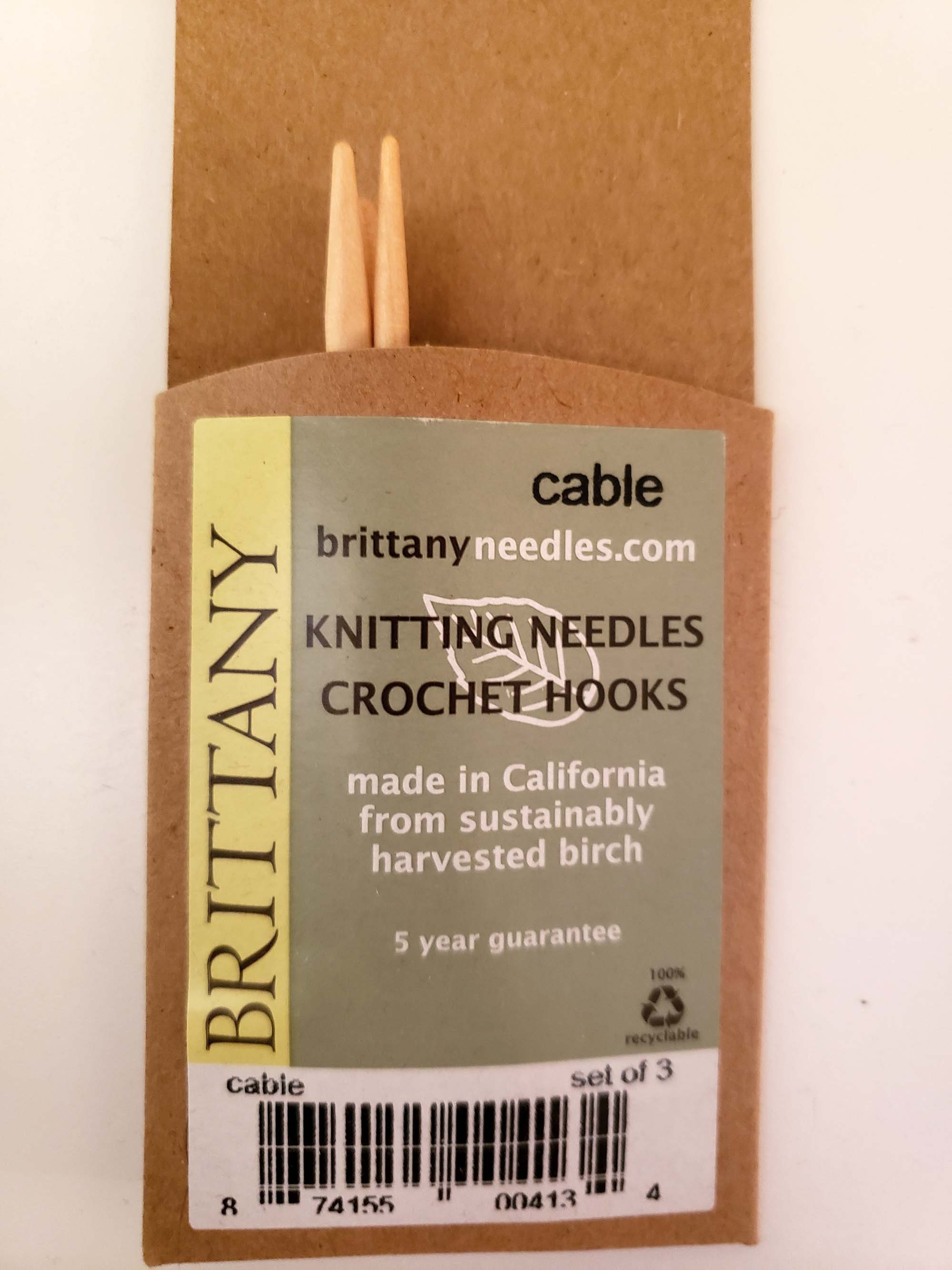 Brittany Double Point Knitting Needles, Sz 11, & Cable Needles. New Etsy
