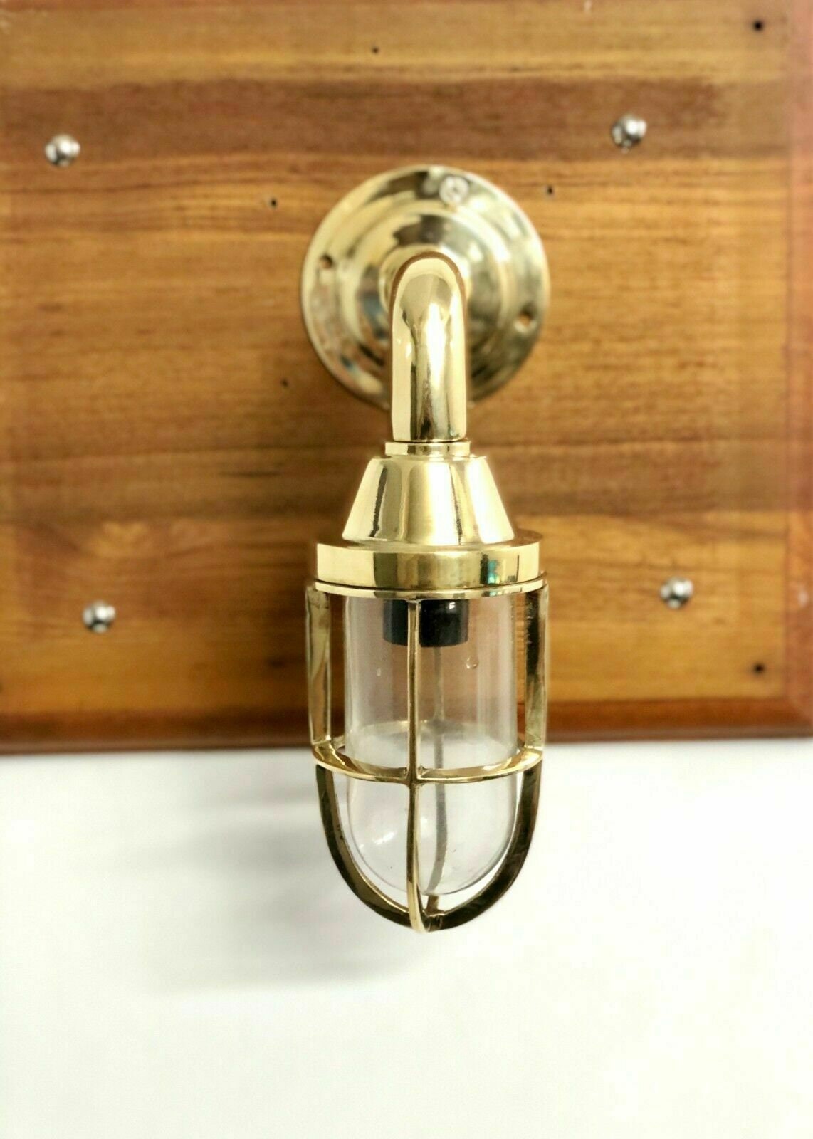NAUTICAL VINTAGE STYLE ALLEYWAY BULKHEAD WALL BRASS SMALL NEW LIGHT 1 Piece 