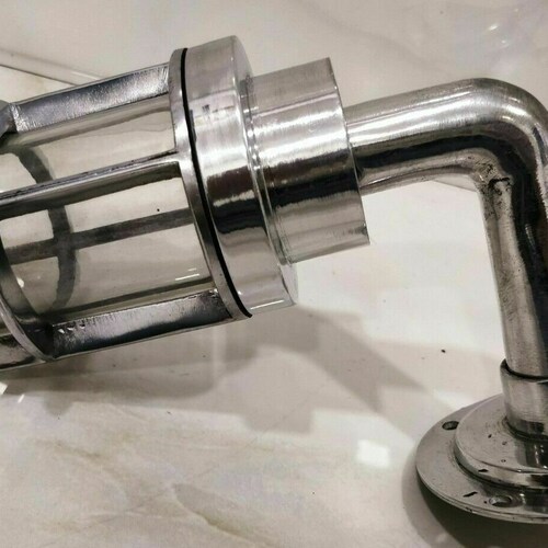 New Nautical Marine Solid shops Aluminum Swan Light with Shade 1 Piece