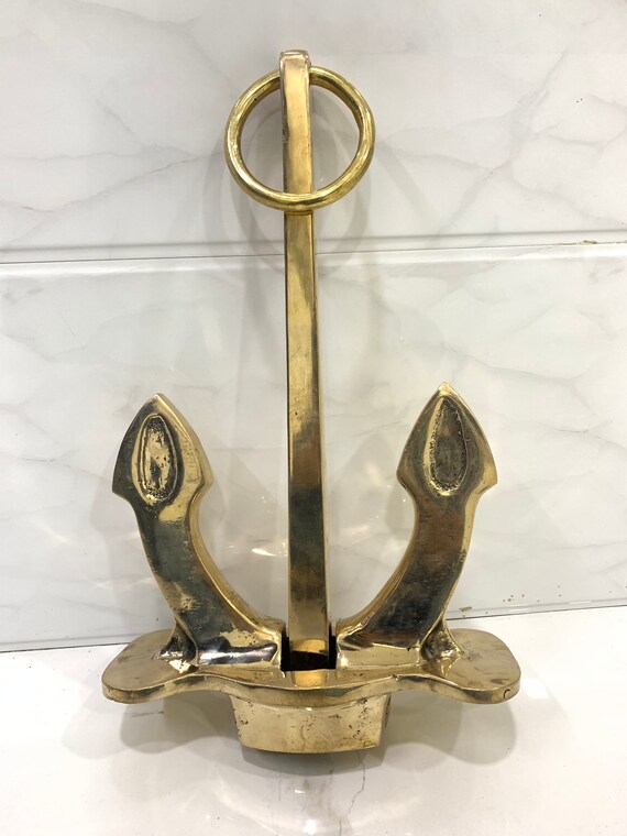 Nautical New Marine Brass Ship Anchor 10kg in Nice Condition Etsy