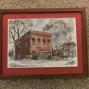Maple Plain Minnesota State Bank, una impresión de Lloyd Borg