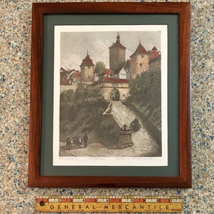 Rothenburg Gate Etching