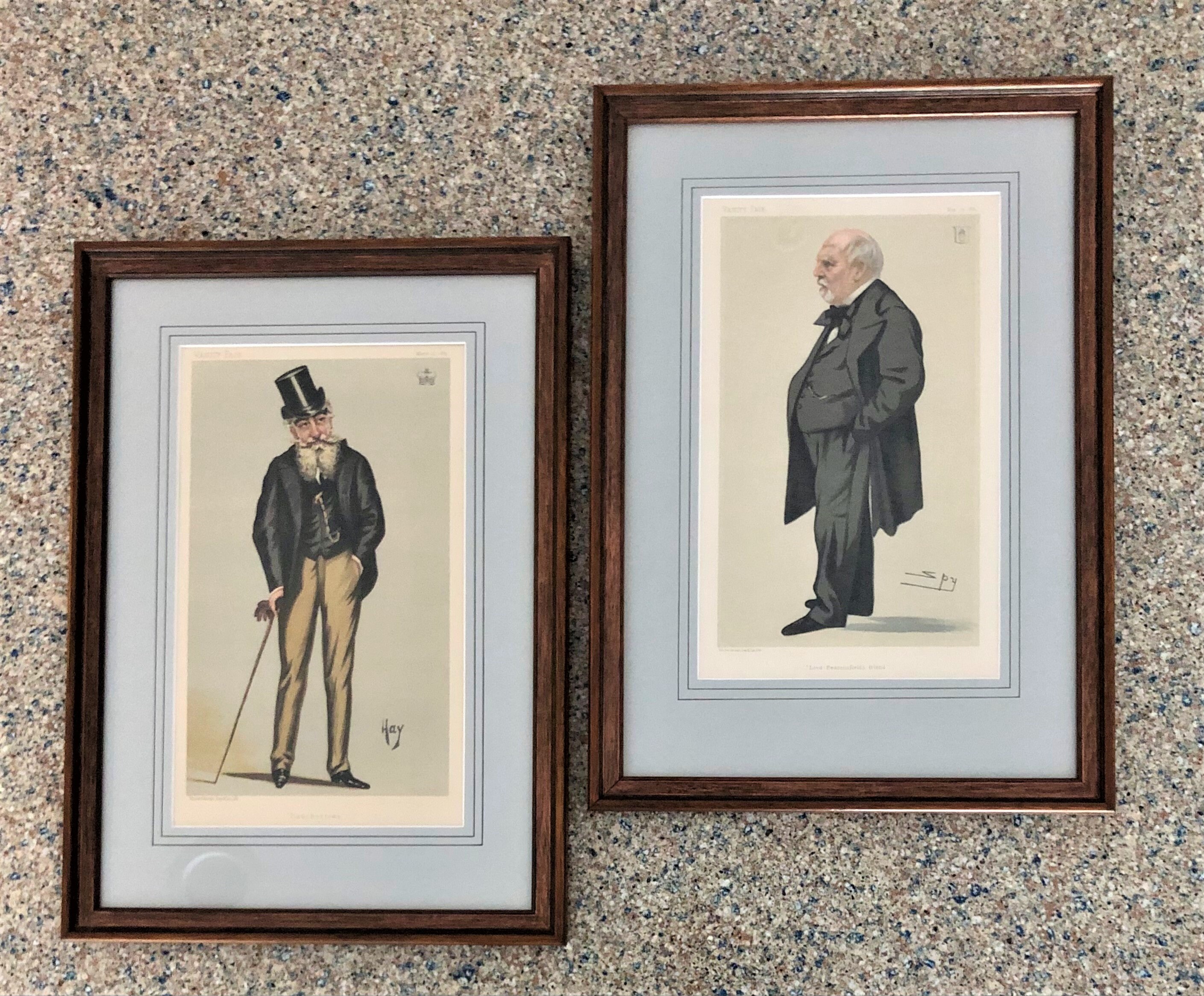 Vanity Fair Caricatures, Two Original Lithographs - Etsy