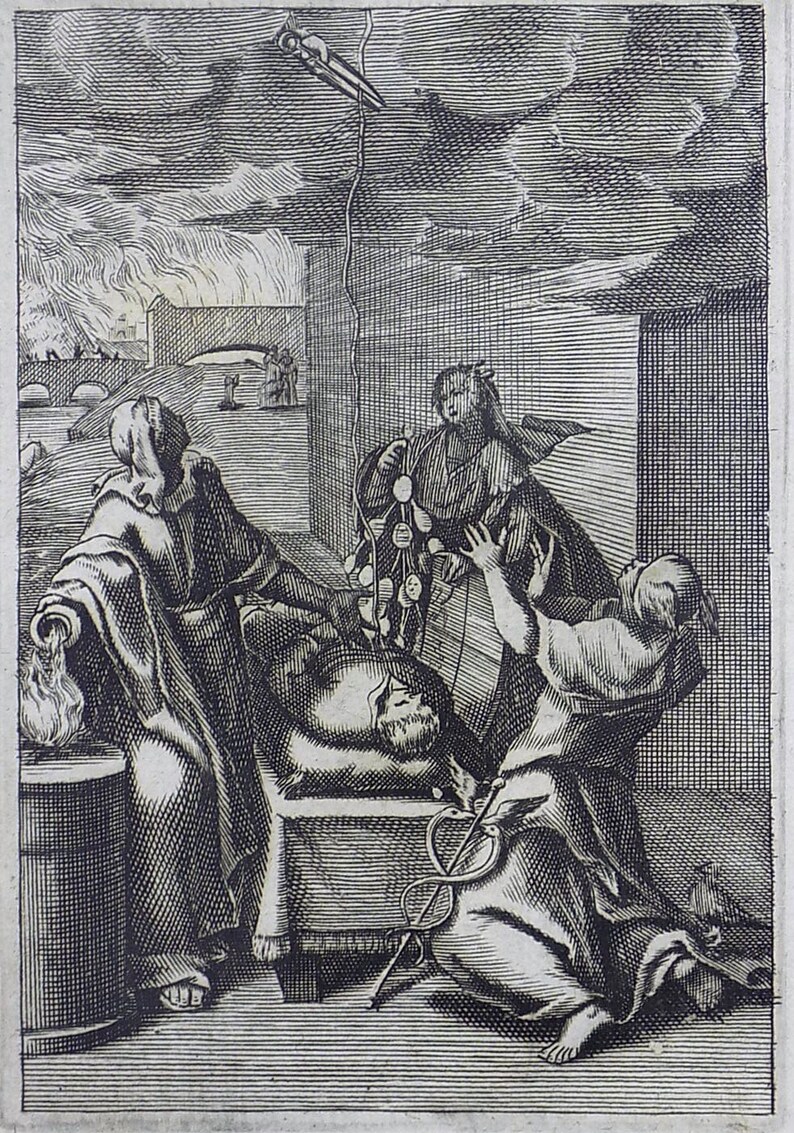 Memento Mori 1687 Antoine Clouzier Dance of Death Death is Inexorable