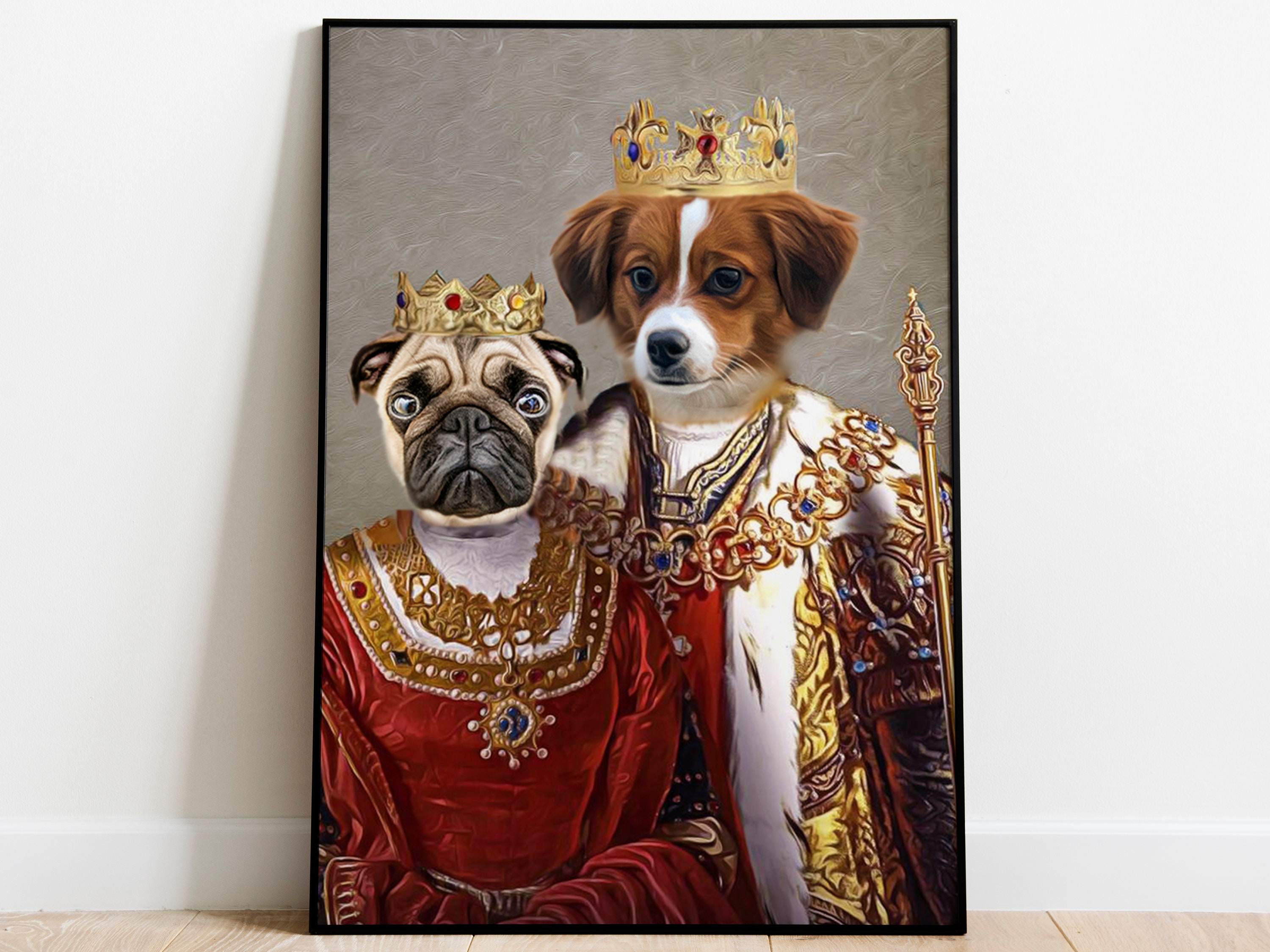Staat Hub Voorschrijven King Queen Pet - Etsy