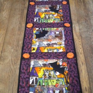 Haunted House Table Runner