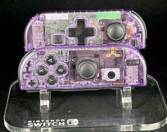 Atomic Purple D-pad Nintendo Joycon Set