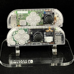 Custom Clear Joycons with matching buttons
