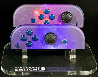 Eigene Galaxy Nintendo Joycons mit Chameleon Lila/Blau Buttons