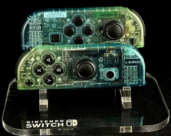 カスタムグラデーション半透明グリーンブルージョイコン（標準ボタン付き）