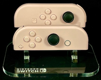 All Sakura Pink Custom Nintendo Joycons Set
