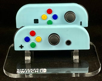 Heaven Blue Custom Pastel Nintendo Joycon