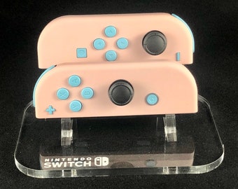 Sakura Pink Custom Pastel Nintendo Joycon Set