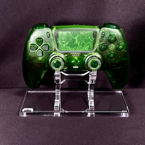 Transparent Green custom PS5/PC controller