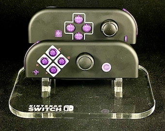 Custom Super Nintendo Joycon w/ Atomic Purple Buttons
