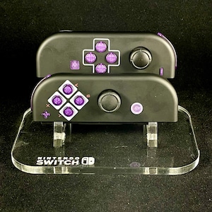 Custom Super Nintendo Joycon w/ Atomic Purple Buttons
