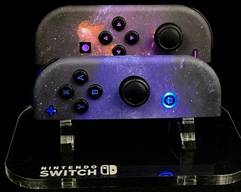 Custom Nintendo Galaxy Joycons with LED buttons