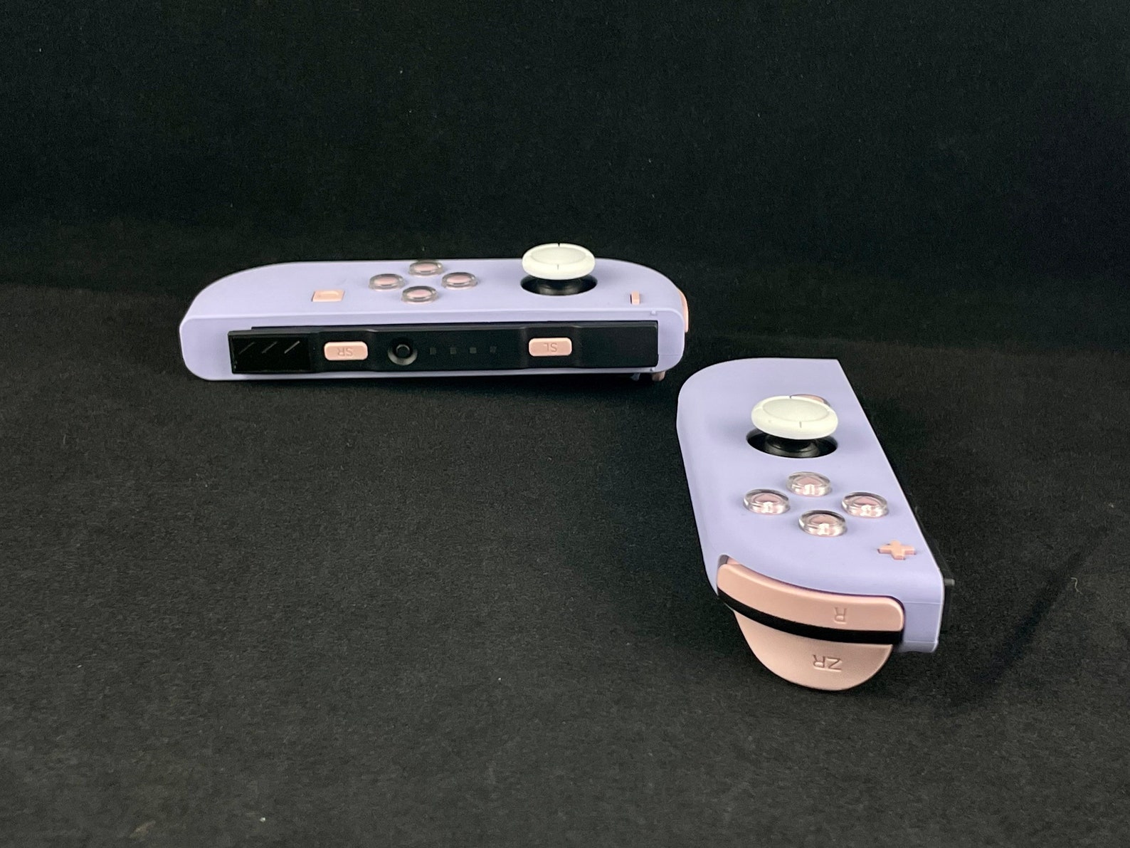 Light Violet Nintendo Joycons With Pink Pastel Heart Buttons Etsy