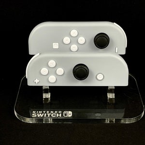 New Hope Gray Nintendo Joycons with White Buttons