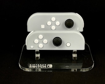 New Hope Gray Nintendo Joycons with White Buttons