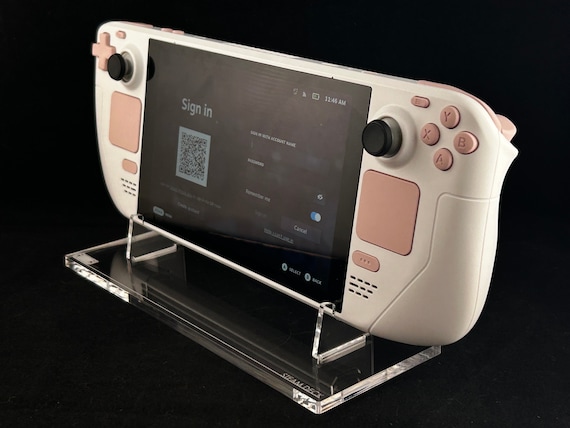 Custom White Steam Deck With Cherry Blossom Pink Buttons - Etsy