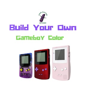 Build your own Custom Game Boy Color with 2000-Game Cartridge Included