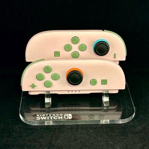 Nintendo Switch 2 Joy-Con Controller Set – Cherry Blossom Pink – Matcha Green Buttons