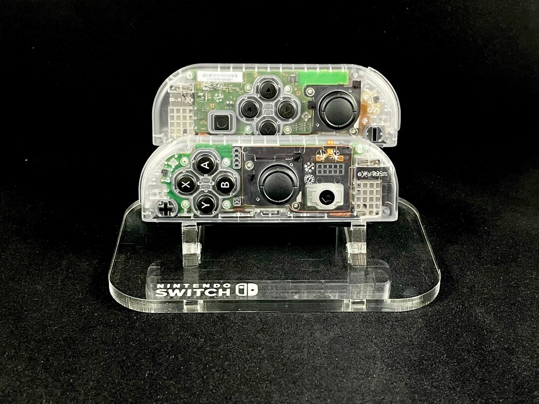 Clear Custom Nintendo Joycon Set - Etsy