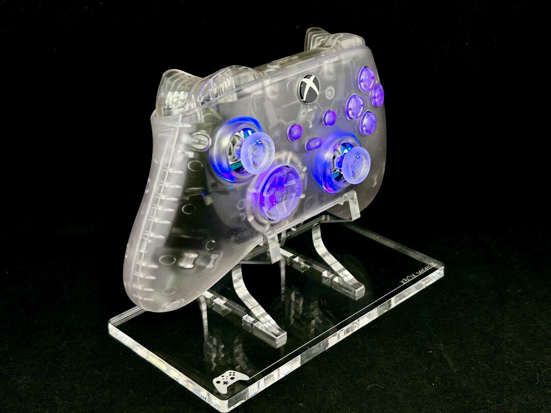 Transparent Xbox Controller – 7 Color LED Lighting, Clear Shell ...