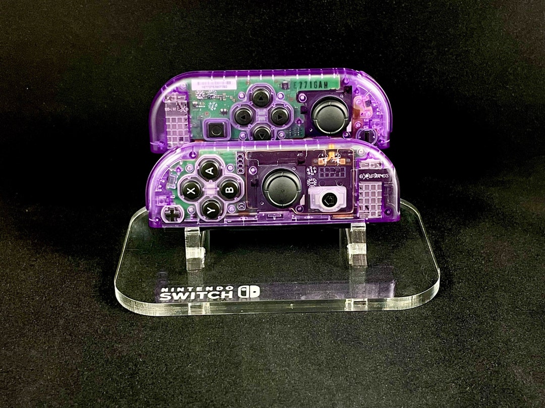Atomic Purple Clear Nintendo Joycons Set - Etsy.de