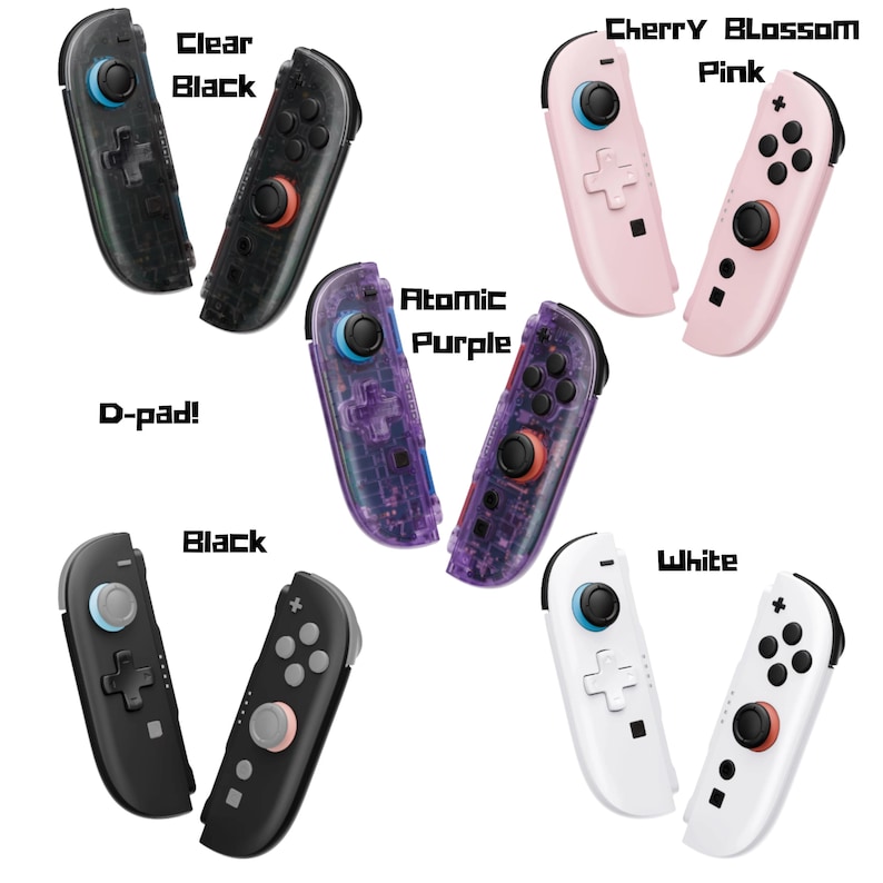 Bauen Sie Ihre eigene benutzerdefinierte Switch 2 Joy-Cons - personalisierte Farben, Tasten & D-Pad Option Bild 6