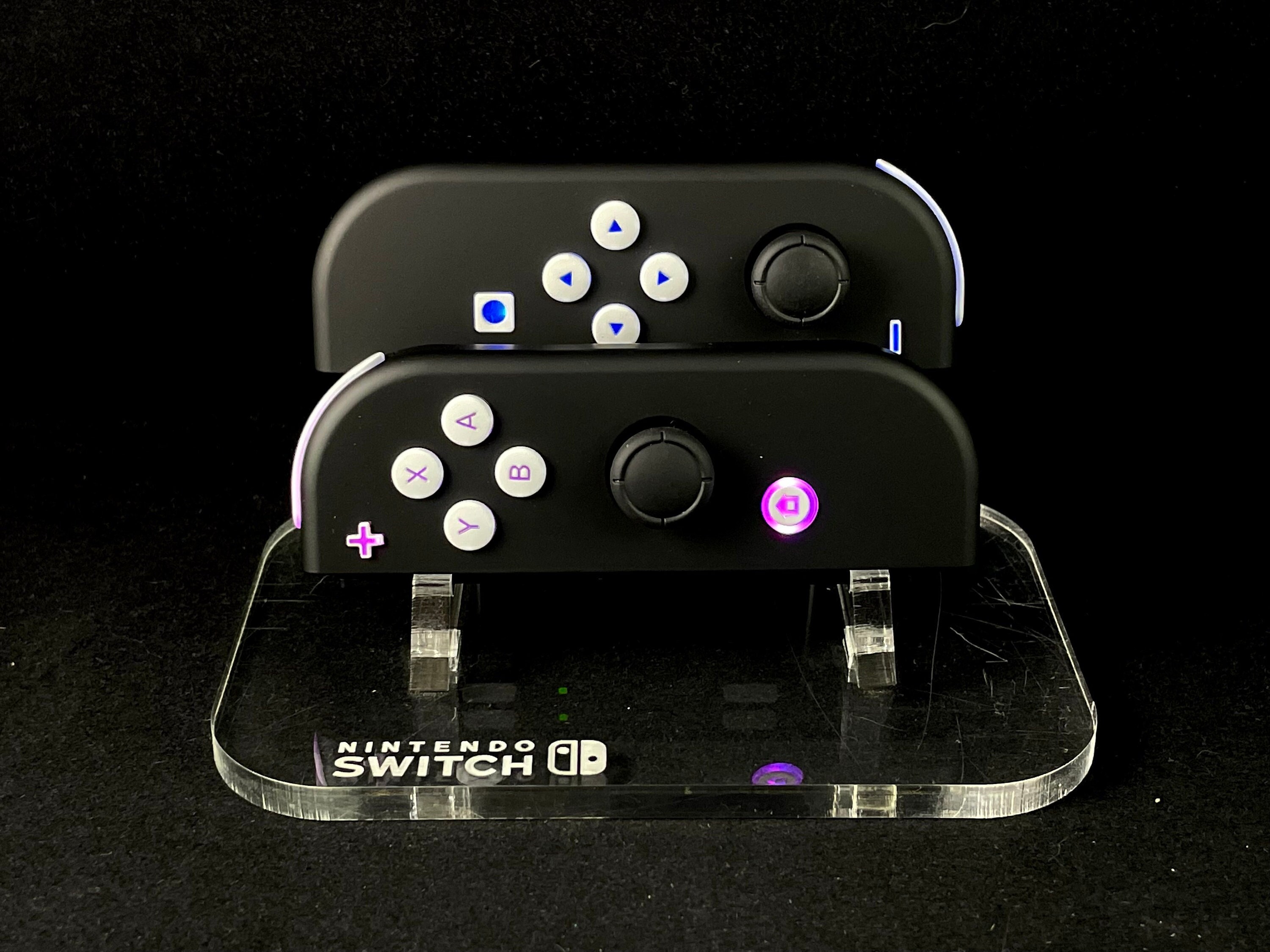 【美品】カスタムJoy-con　WHITE×BLACK COOLモノトーン Nintendo Switch White Joy Con | eBay