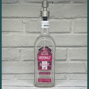 Greenalls Wild Berry Gin Bottle Dispenser | Soap Pump Dispenser | Gin Soap Bottle | Bathroom Kitchen Decor | Upcycled Gin Gift