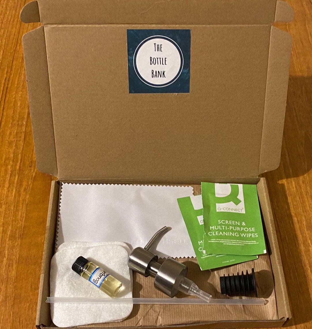 DIY Bottle Dispenser Upcycling Kit Stainless Steel Soap Pump Etsy