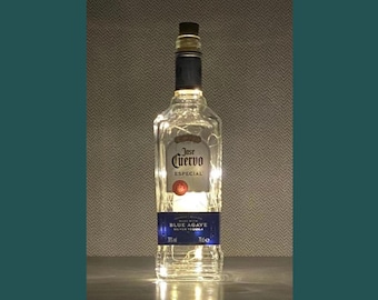 Jose Cuervo Especial Agave Silver Tequila Liquor Bottle. LED