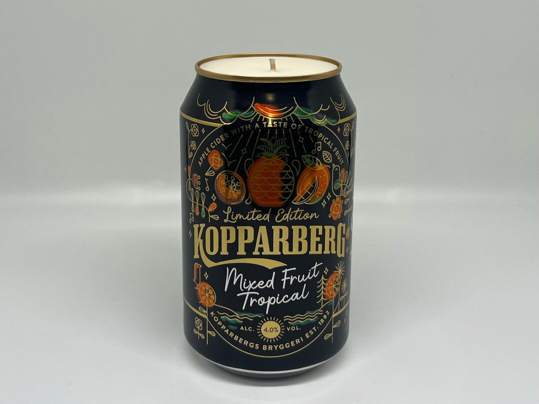 Kopparberg Mixed Fruit Tropical Cider Can Candle Custom Etsy UK