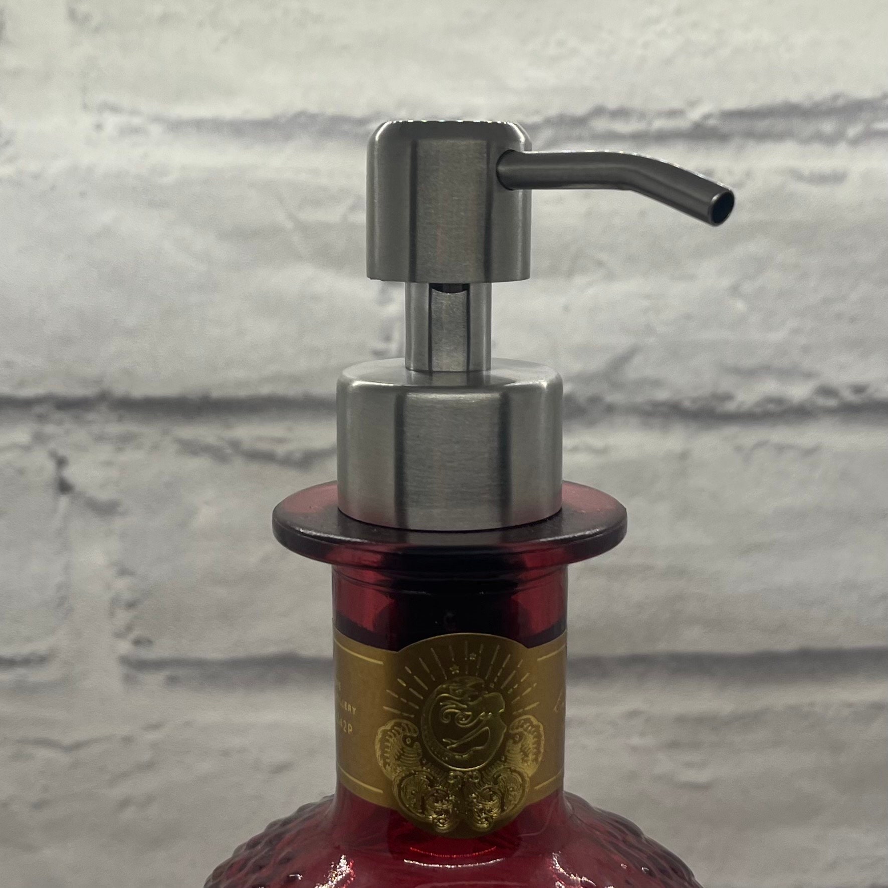 Mermaid Pink Gin Bottle Dispenser Soap Pump Dispenser Gin Etsy UK