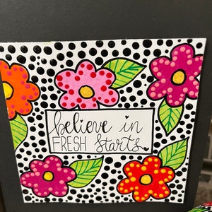 Tarjeta de felicitación Believe in Fresh Starts